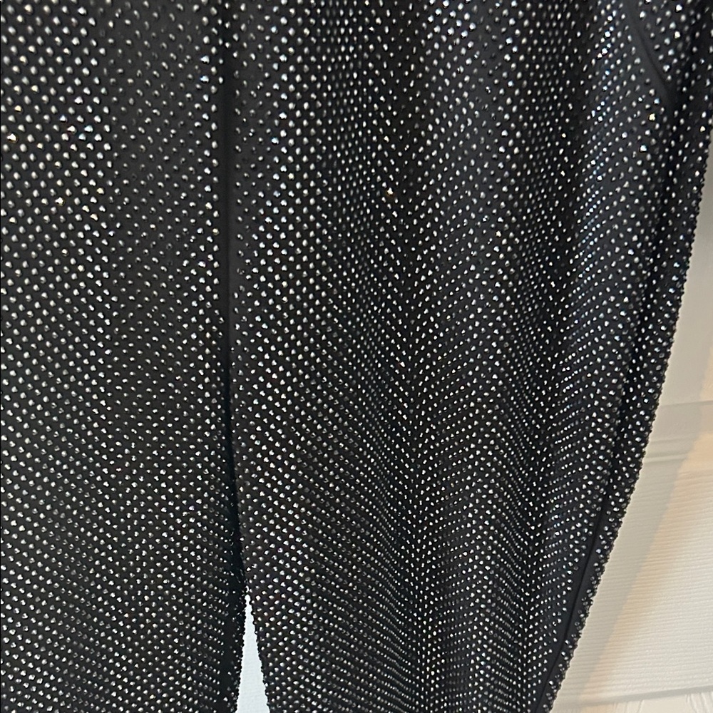 Akira Black Sequin Long Sleeve Jumpsuit size 1x - Picture 5 of 7